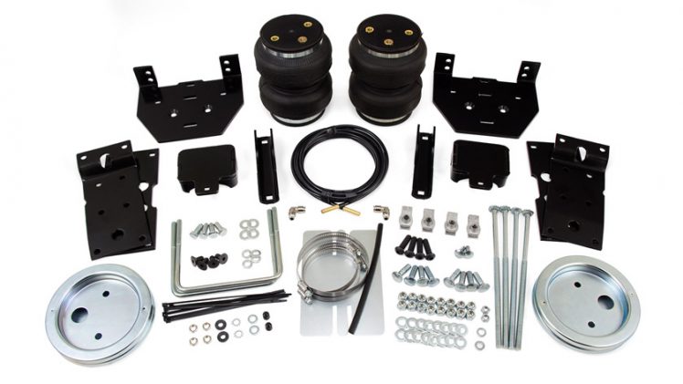 AIR-57399 17-18 Ford F450 Load Lifter 5000 Series Helper Bag setup