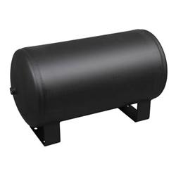 FST9191 5 Gallon Steel Air Tank (2) 1/4^ ports 20.7^overall length 9.5^ Diameter 14^ between mounting points