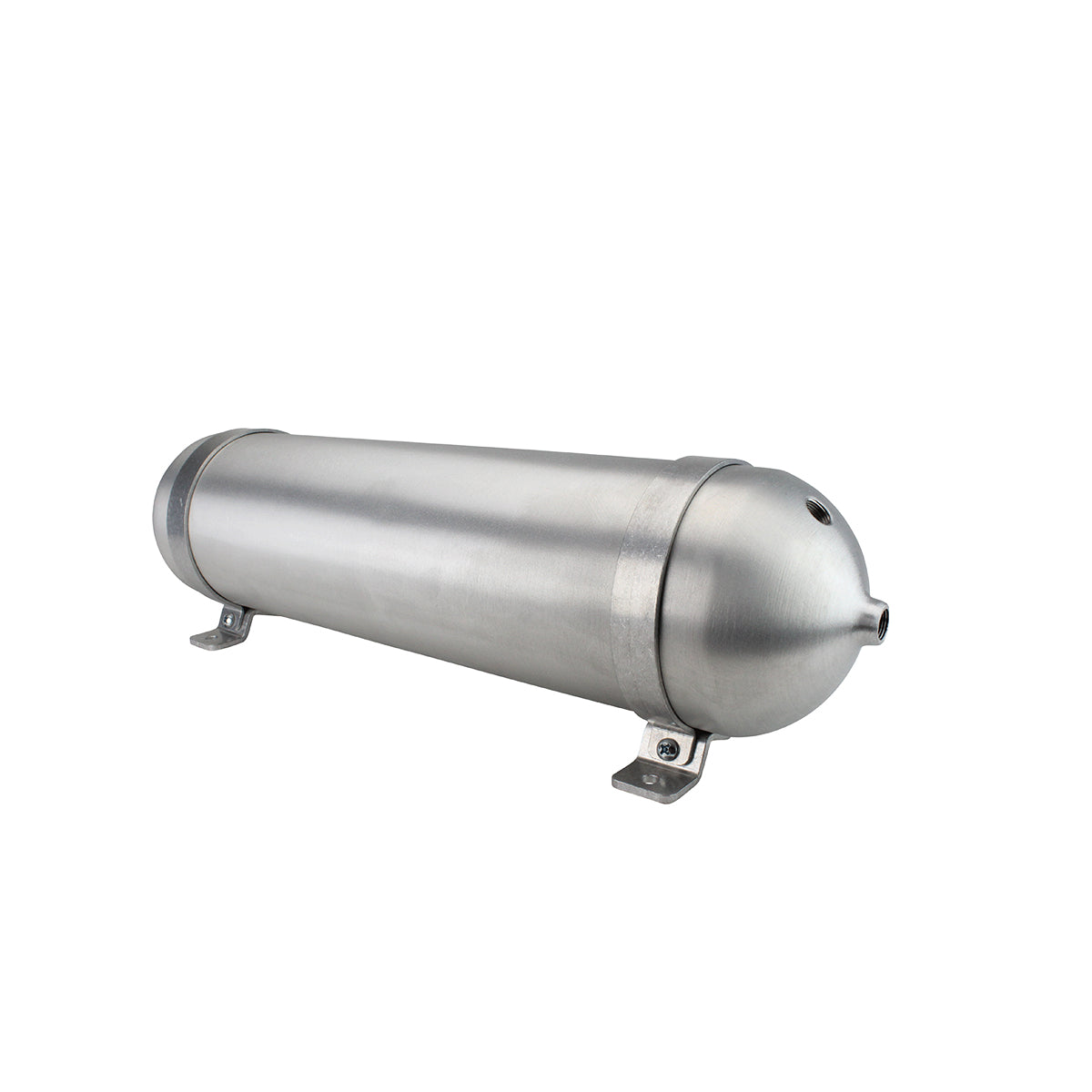 ST5243801 Seamless Tanks Aluminum Air Tank 24^ Length 5.562^ Diameter (4) 3/8^ Ports (1) 1/4^ Port 200psi Rated Actual Volume 2.04 Gallons