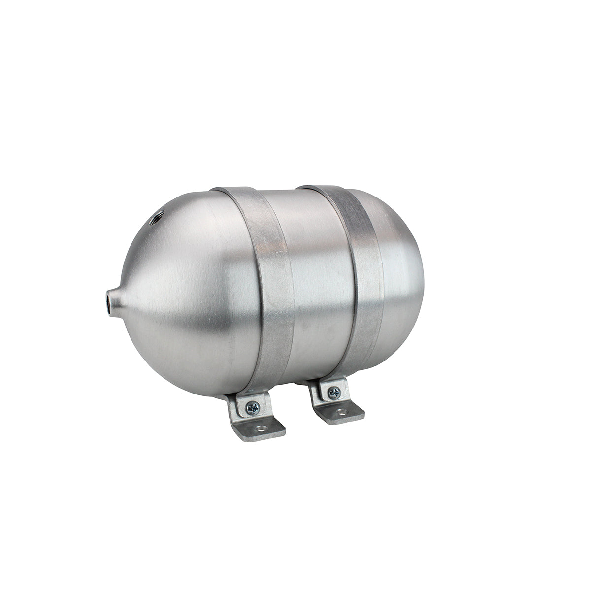 ST6123801 Seamless Tanks Aluminum Air Tank 12^ Length 6.625^ Diameter (4) 3/8^ Ports (1) 1/4^ Port 200psi Rated Actual Volume 1.25 Gallons
