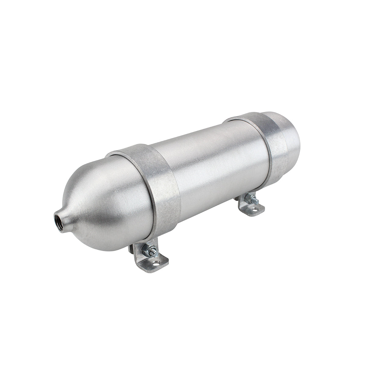 ST2123801 Seamless Tanks Aluminum Air Tank 12^ Length 2.875^ Diameter (2) 3/8^ Ports 200psi Rated Actual Volume .243 Gallons