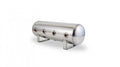 AIR-12958 Polished 2.5 Gal Alum Air Tank - (4) 1/4^ face ports & (1) 1/4^ drain port - 20^ L x 6^ D