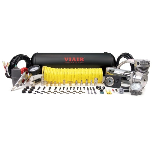 VIA20001 Viair Ultra Duty On Board Air System (1) 480c Compressor (1) 2.5 Gallon Tank and all incuded componets to make a install a working system capable of inflating tires 200psi max
