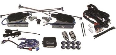 AVSSDKGM73-8 AVS Shaved Door Kit 73-87 GM Truck Bolt in Door Actuators w/. Wiring Harness and 8 Channel Remote System