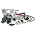 VIA44432 Viair 444C CHROME ^Dual Pack^ (2) 444C CHROME Compressors 200psi 100% Duty @100PSI