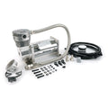 VIA420C Viair 420C CHROME Compressor 33% Duty Cycle @ 200psi (equivalent to 400C with a 3/8^ leader hose) new style head design