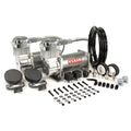VIA38002 Viair 380C PEWTER ^Dual Pack^ (2) 380C Compressors (2) Relays (1) 200psi pressure switch