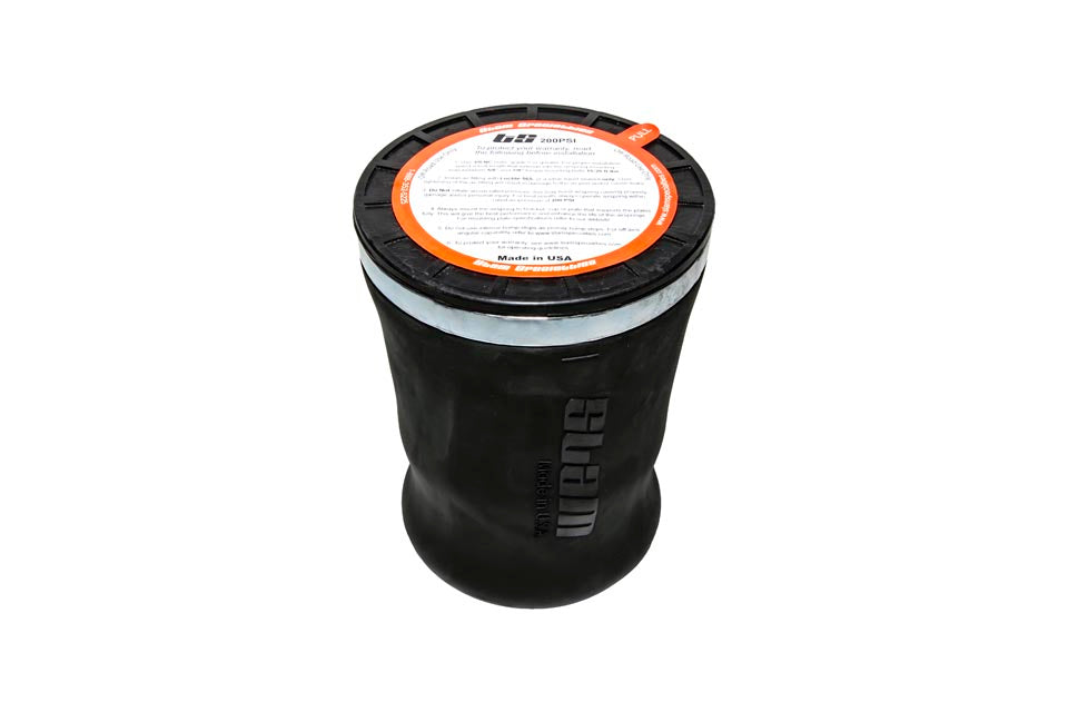 SLMTS-6 Slam Specialties 6^ dia Sleeve Bag 1/4^npt 200 PSI Rated 10.25^ Extended 4.25^ Collapsed 8.25^ Ride height 105604
