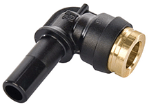 PKR369PTCSP-6-6 3/8 x 3/8 manifold elbow DOT