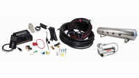 AIR-27789 Air Lift Performance 3P (3/8 Air Line 4 Gallon 7-Port Lightweight Polished Aluminum Tank VIAIR 444C Compressor)