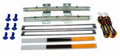 AVSLED16-TRI 16.5^ Tri-Color LED Tail Light Kit Includes: 4 Wire Module 2 LED Lights 2 Tri Color Lenses 1 Steel Template