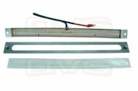 AVSLED11-RC 11^ Red Third Brake LED Light 1 Red LED Light 1 Clear Lense 1 Steel Template