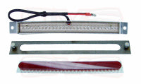 AVSLED7-RR 7.5^ Red Third Brake LED Light 1 Red LED Light 1 Red Lense 1 Steel Template