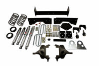 BEL821SP 94-99 Dodge Ram 1500 (Ext Cab V8 Auto Trans Only) 4 or 5 F/6 R drop W/ Street Performance Shocks