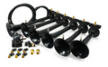 HORNBLASTERS AH-S6 Shocker S6 6 piece ABS train horn kit 152db Includes 1/2^ Shocker 12V solenoid