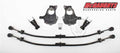 MCG34300 2016 1/2 GM 1500 Truck (all cabs) (2WD & Non-Air Factory Shocks Only) 2/4^ Deluxe Drop Kit (Spindles Leaf Springs Shackles) Truck must have factory boxed steel a-arms & HD ball joints (AVV code).