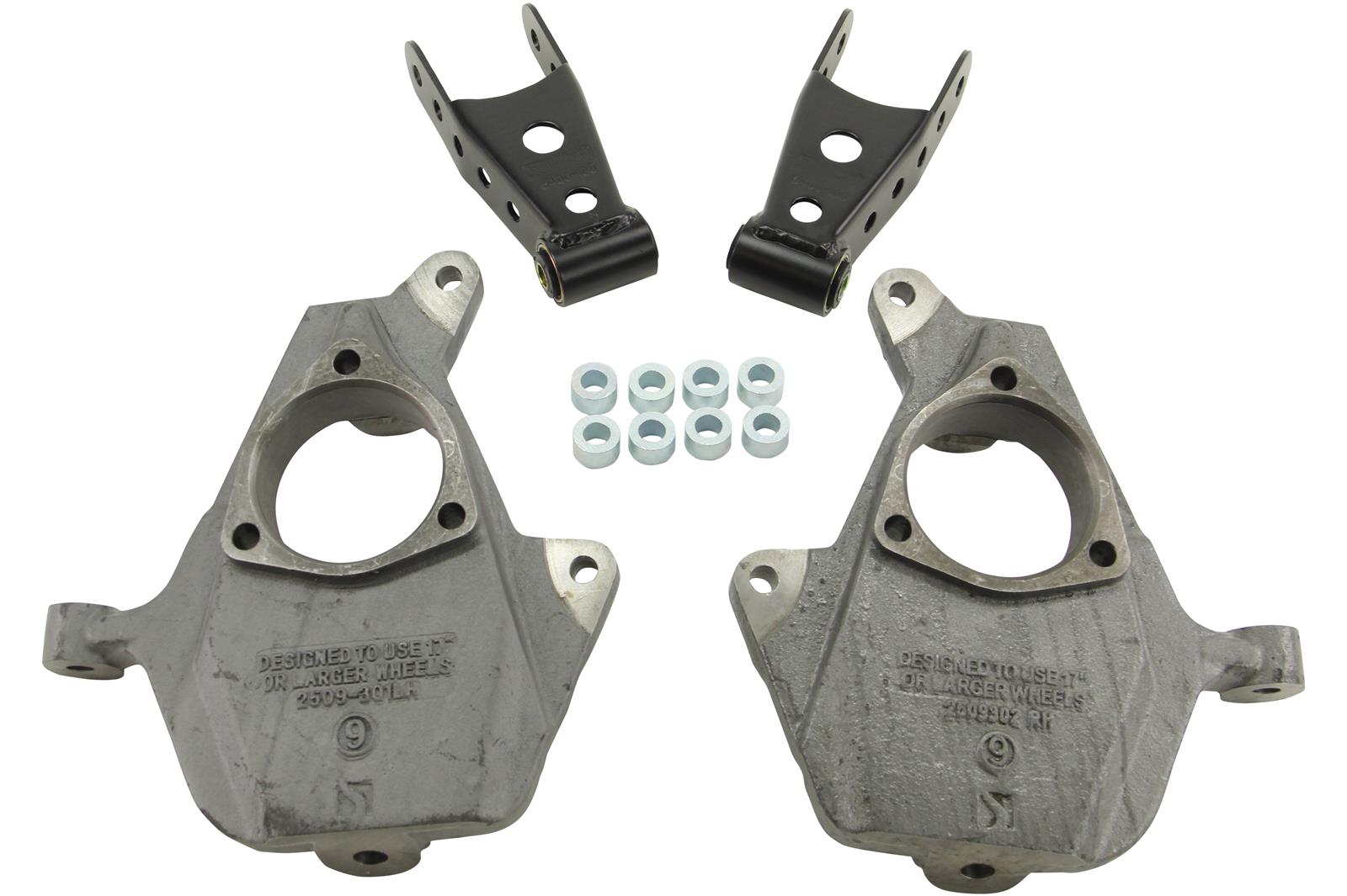 BEL984 14-up Chevrolet Silverado/Sierra (All Cabs) 2wd 2 F/2 or 3 R Drop W/O Shocks