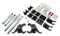 BEL768SP 95-02 Chevrolet Astro/Safari (2WD with Factory Steel Leaf) 2 F/3.5 R drop W/ Street Performance Shocks