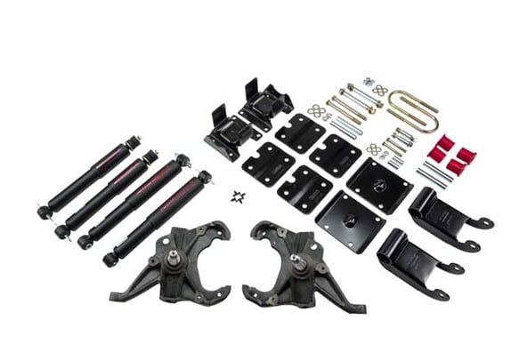 BEL771ND 85-95 Chevrolet Astro/Safari (2WD with Factory Composite Leaf) 2 F/2.5 R drop W/ Nitro Drop II Shocks