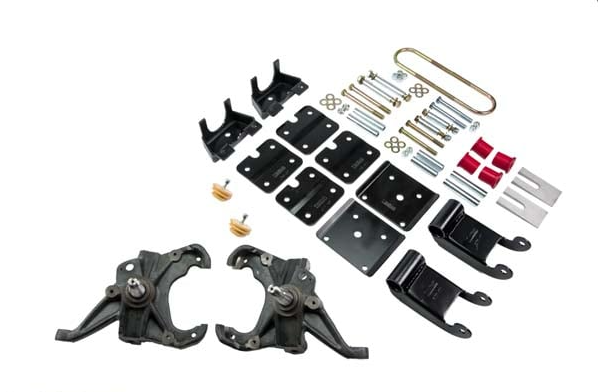 BEL768 95-02 Chevrolet Astro/Safari (2WD with Factory Steel Leaf) 2 F/3.5 R drop W/O Shocks