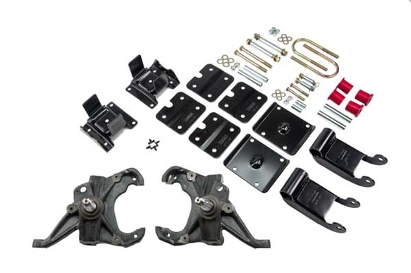 BEL771 85-95 Chevrolet Astro/Safari (2WD with Factory Composite Leaf) 2 F/2.5 R drop W/O Shocks