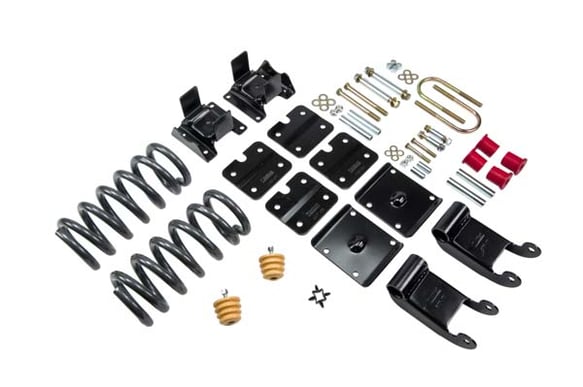 BEL772 85-95 Chevrolet Astro/Safari (2WD with Factory Composite Leaf) 2.5 F/2.5 R drop W/O Shocks