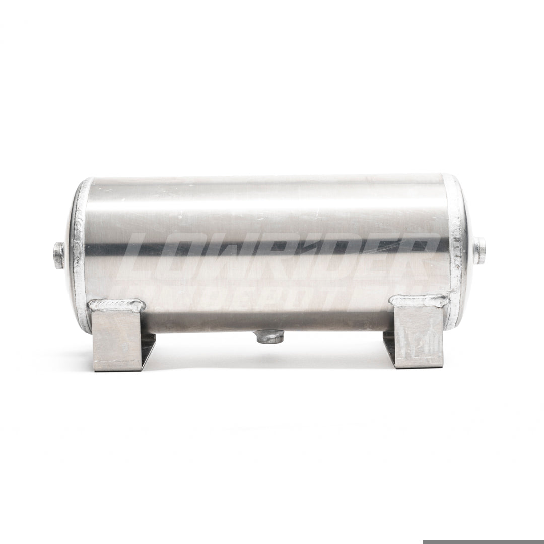 LRD-3 Aluminum Air Tank (3) 1/2^ ports 19^L x 7^D x 8.25^H (1 PORT ON EACH END & ONE ON BOTTOM) DOT APPROVED PN 111193