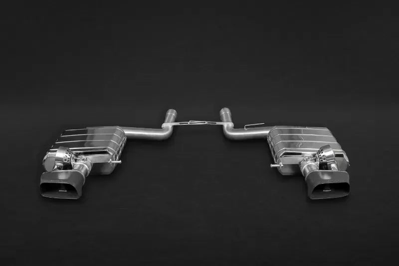 Capristo Exhaust Valved Catback System for BMW 550i V8TT 2011-2017 with Remote & Ceramic Tips
