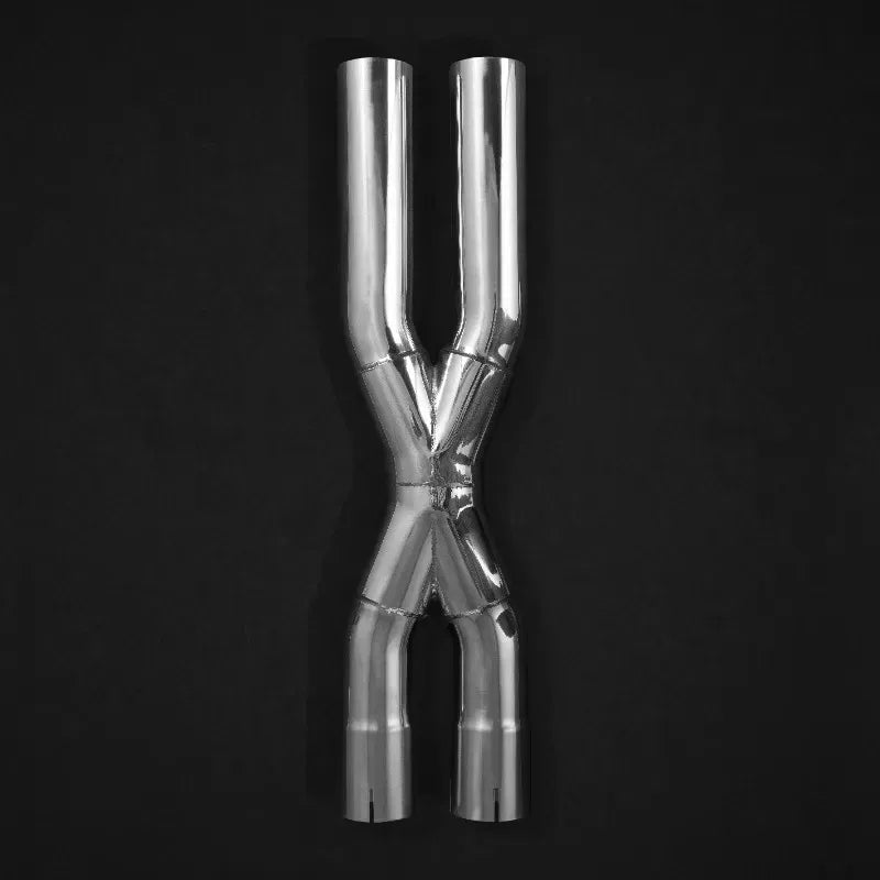 Capristo Exhaust X-Pipe for Ferrari GTC4 Lusso T V8 2018 - T309 Stainless Steel