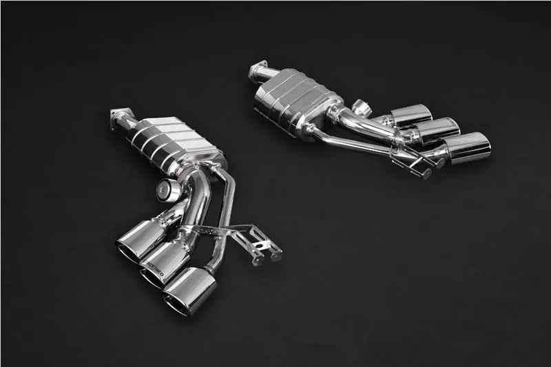 Capristo Exhaust Valved Triple Mufflers with CES-3 for Mercedes G500 2013-2018, G63 AMG 2012-2021