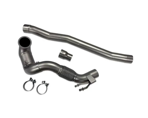 034 Motorsports Cast Stainless Steel Racing Downpipe for Audi A3 8V & VW Golf R 2015-2020