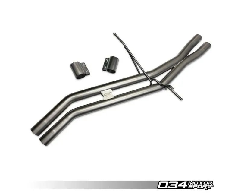 034 Motorsports Res-X Resonator Delete & X-Pipe for Audi Q5/SQ5 2009-2017, 304 SS