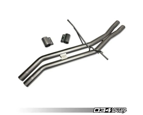 034 Motorsports Res-X Resonator Delete & X-Pipe for Audi Q5/SQ5 2009-2017, 304 SS