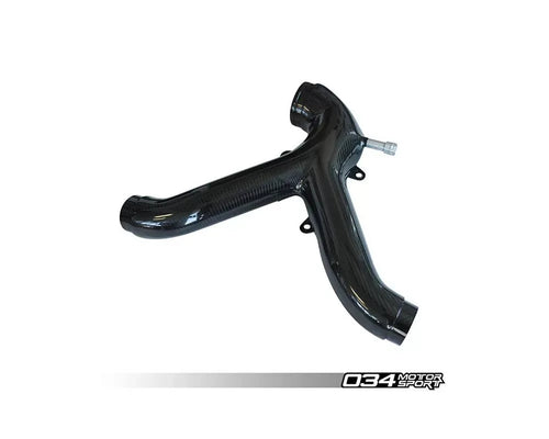 034 Motorsports Carbon Fiber Y-Pipe for Audi RS4 B5 2000-2002, S4 00-02, A6 C5 98-04