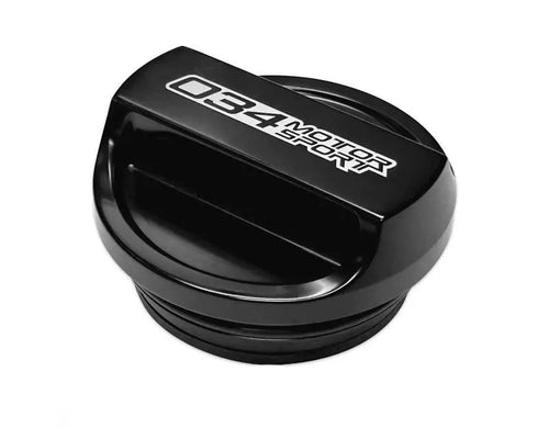 034 Motorsports Billet Oil Cap for EA839 V6 2.9T/3.0T Audi 2015+, Anodized Black Aluminum