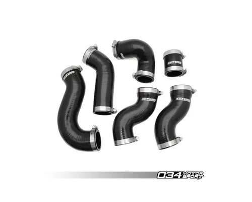 034 Motorsports Intercooler Hose Set for Audi A4 B7 04-09, A6 98-04, S4 00-02, Silicone