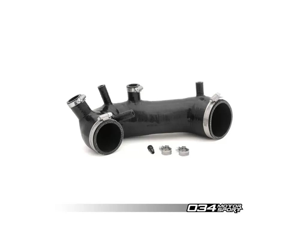 034 Motorsports Turbo Inlet Hose 2.5" for Audi 1.8T Engines, Silicone, Reinforced