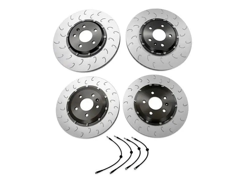 034Motorsport Dynamic+ Braking Package for Audi S4/S5 B8/B8.5 2008-2017, 2-Piece Rotors & Lines