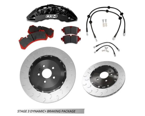 034 Motorsports Stage 3 Black Dynamic+ Braking Package for Audi RS4/RS5 2018+