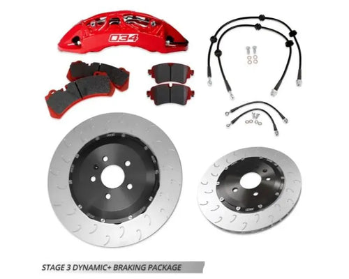 034 Motorsports Stage 3 Red Dynamic+ Braking Package for Audi RS4/RS5 2018+ 2.9 TFSI