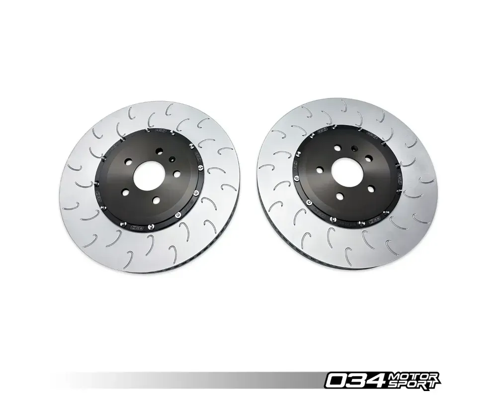 034Motorsport 2-Piece Floating Front Brake Rotor Upgrade Kit for Audi RS3 8Y 2023+ 374mmx36mm