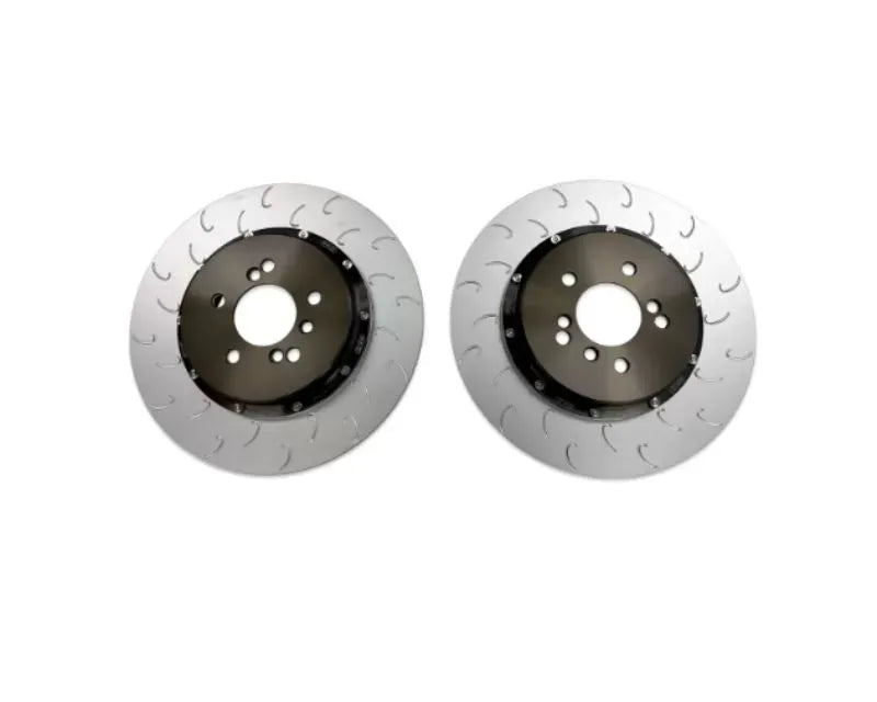 034 Motorsport 2-Piece 370x24mm Floating Rear Brake Rotor Upgrade BMW M2 | M3 | M4 2012-2019