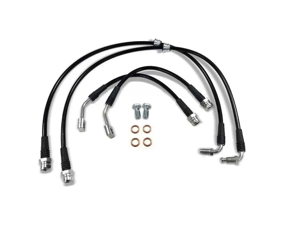 034 Motorsports Stainless Steel Braided Brake Line Kit for Audi TTRS 2018-2022 & RS3 2017-2020