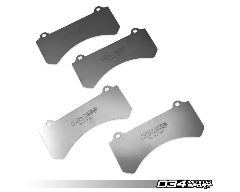 034 Motorsports Titanium Brake Pad Shim Kit for Audi A4 A5 Q5 Q7 RS4 RS5 S4 S5 SQ5 2015+