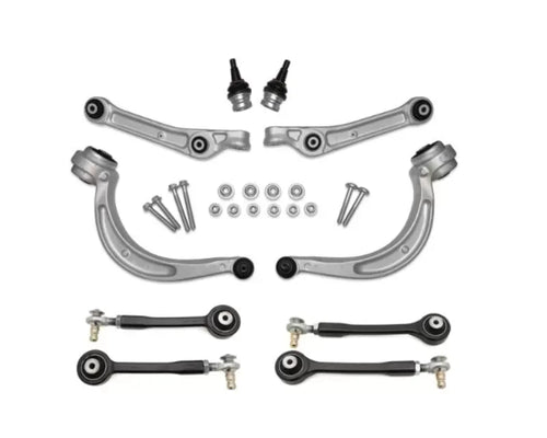 034 Motorsports Full Density Line Control Arm Kit with Adjustable Upper Arms for Audi B9/B9.5 2017+