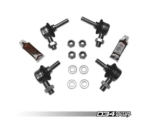 034 Motorsports Rebuild Kit for Dynamic+ Billet Adjustable Rear Sway Bar End Links - VW GTI/GLI/R32/Jetta Mk5/6, Audi A3 8P