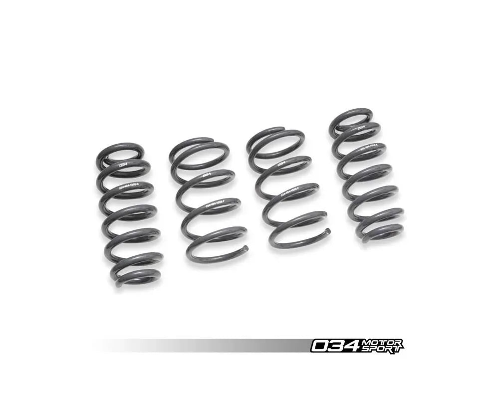 034 Motorsports Dynamic Plus Lowering Springs for Audi RS3 2012-2020, Improved Handling
