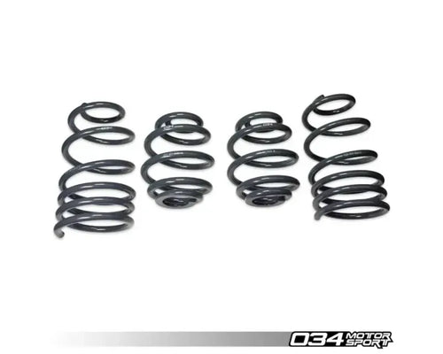 034 Motorsports Dynamic+ Lowering Springs for Volkswagen R32 MK4 2004 - 0.79" Drop, Improved Handling