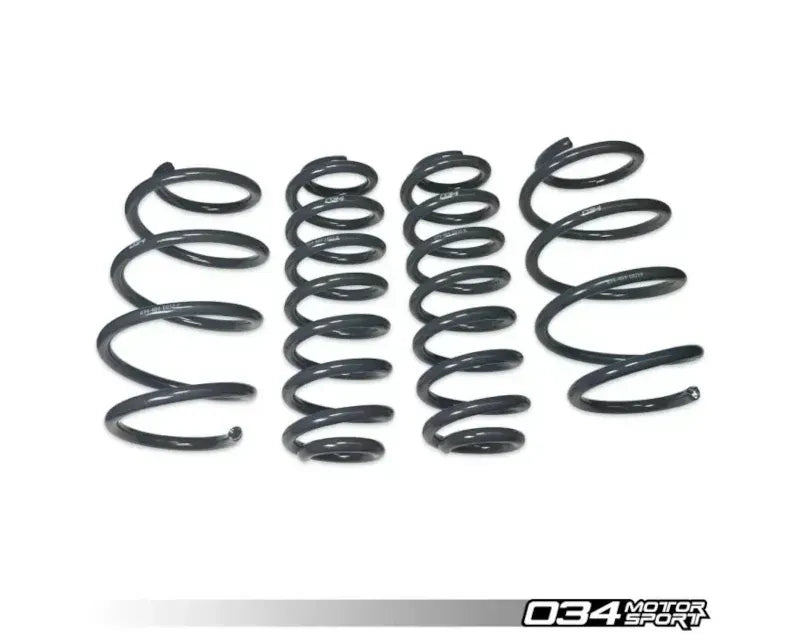 034 Motorsports Dynamic+ Lowering Springs for Volkswagen E-Golf MK7 2015-2020, 1.18" Front, 1.38" Rear
