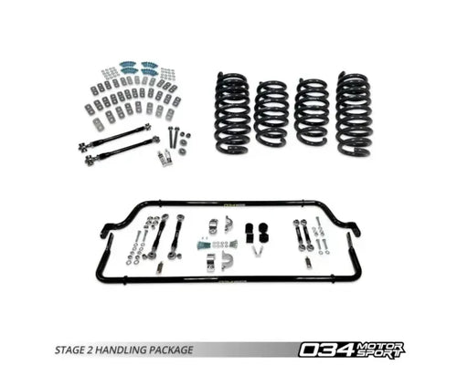 034 Motorsports Stage 2 Handling Package for Audi R8 2006-2015 with Adjustable Toe Links and Camber Shims